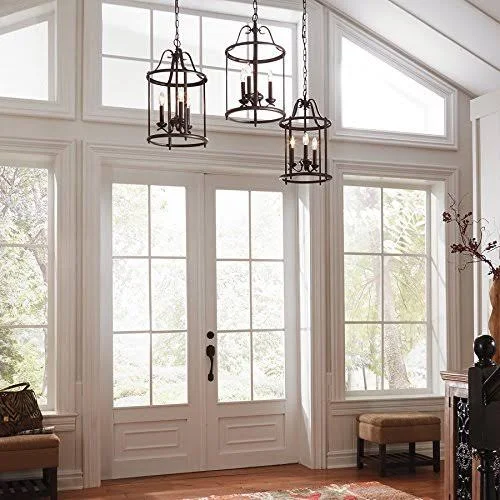 Aztec Lighting Transitional 3-Light Olde Bronze Pendant 34716