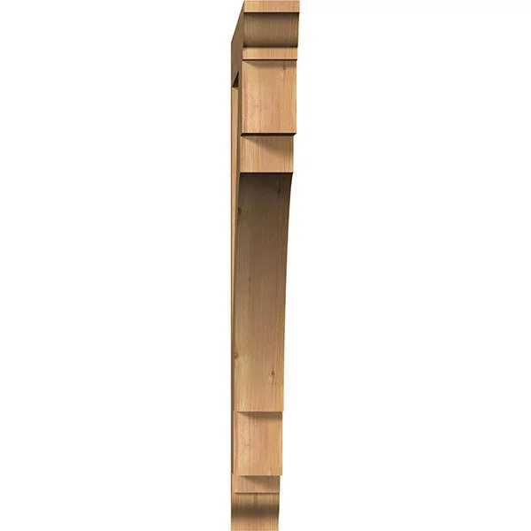 3 1/2x22W x 36x22D x 36x22H Merced Traditional Smooth BRACKET - Western Red Cedar