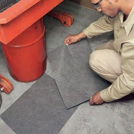 Pig MAT155 Absorbent Pad - universal, gray, pk100