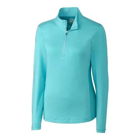 Cutter & Buck Women's Madeline Half Zip Mock - Lck08651, Size: XS, Quench