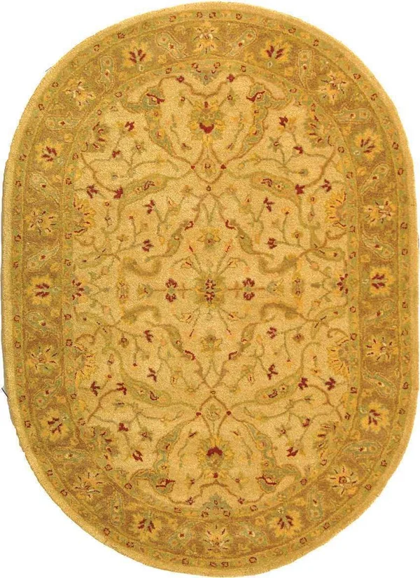 Safavieh Antiquity AT311C Ivory, Brown Rug 7&6x22 x 9&6x22 Oval