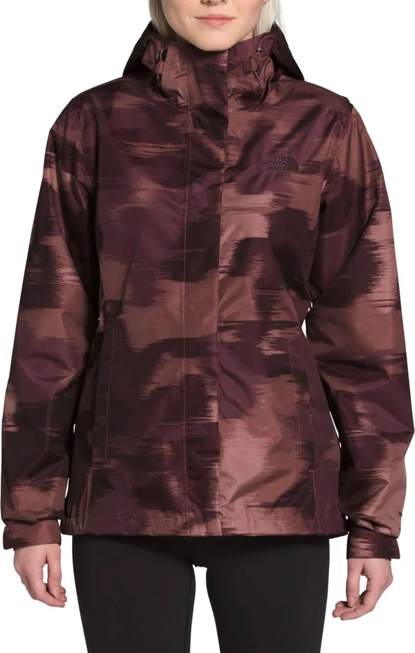 The North Face Venture 2 Jacket - Women's Marron Purple Vapor Ikat Print, L