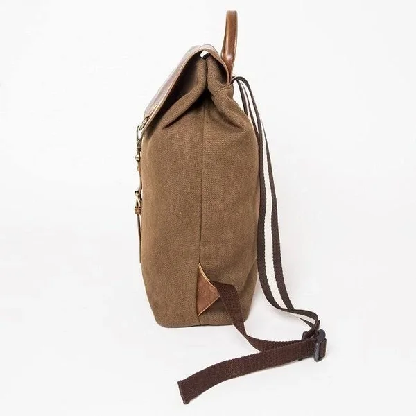 Brouk and Co The Journeyman Rucksack Backpack - Brown