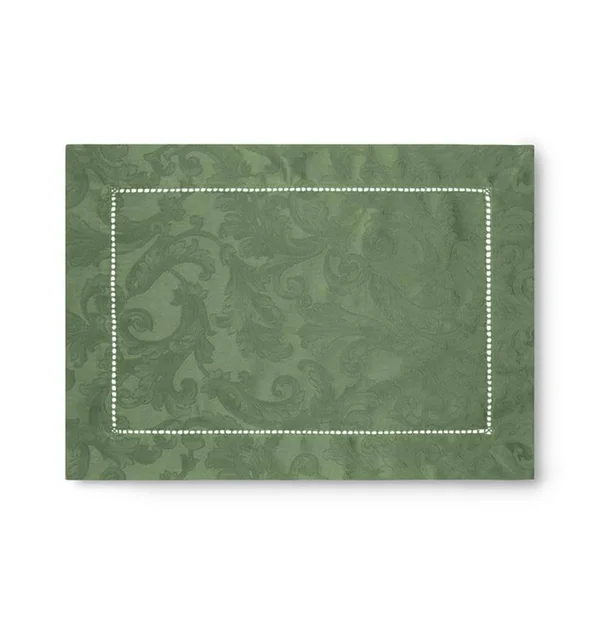 Sferra, Acanthus - Sage Oblong Placemats 14x20, Set 4