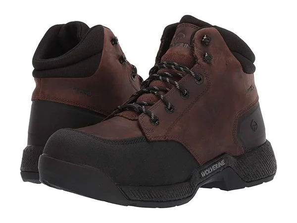 Wolverine Men's Carom 5x22 Carbonmax Boot Brown - Size 8.5 Extra Wide Width