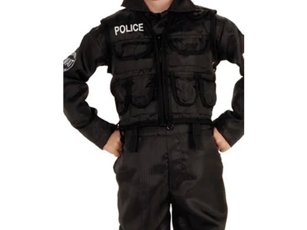 Kids S.W.A.T. Police Costume Large