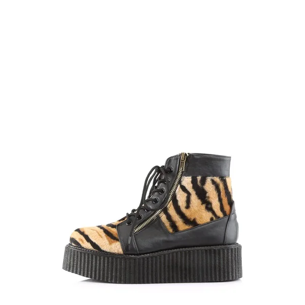 Demonia - V-CREEPER-571 10 - Black Vegan Leather