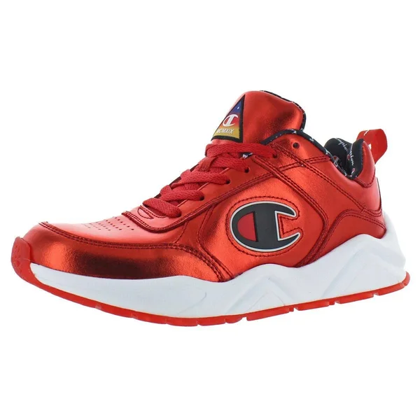 Champion 93Eighteen Mens Metallic Casual Fashion Sneakers - Red