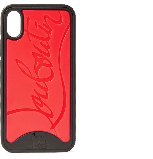 Christian Louboutin Loubiphone Sneaker iPhone X/XS Case-Black/Red