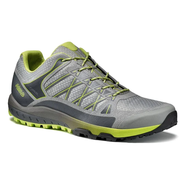 Asolo Men's Grid GV Shoe - 10.5 - Grey/Lime
