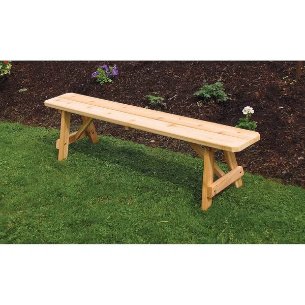 Cedar 2' Traditional Bench - Oak Stain