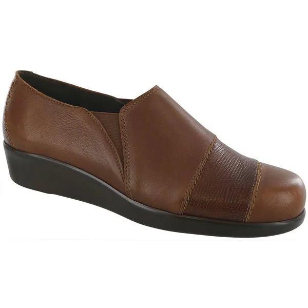SAS Nora Women's Slip on Shoes Auburn/Lizard : 11.5 W - Wide