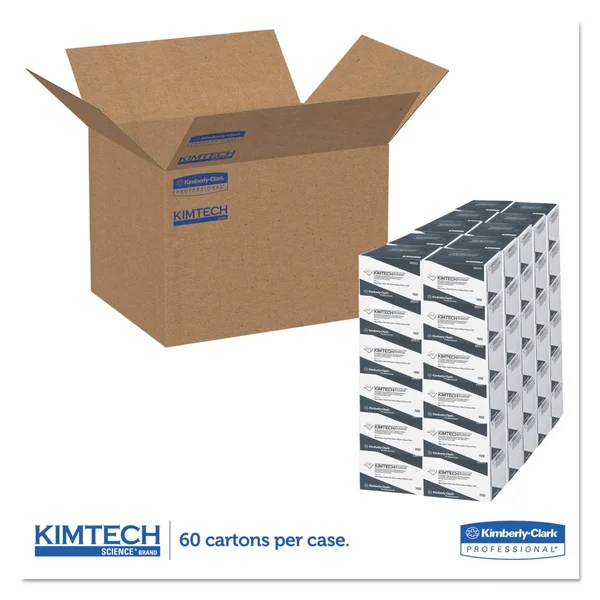 Kimtech Precision Wipers, Pop-Up Box, 1-Ply, 4 2/5 x 8 2/5, White, 280/BX, 60