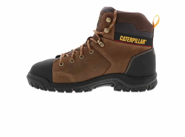 Caterpillar Boots: Men's P91115 Brown Wellspring Steel Toe Metatarsal Guard Waterproof Work Boot