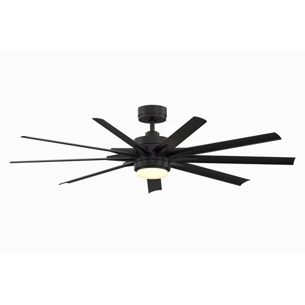 Fanimation Odyn Custom Motor with LED Light Kit - Black - MAD8152BLW