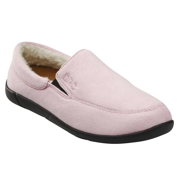 Dr. Comfort Women's Cuddle Slippers Pink 8 E (Wide)