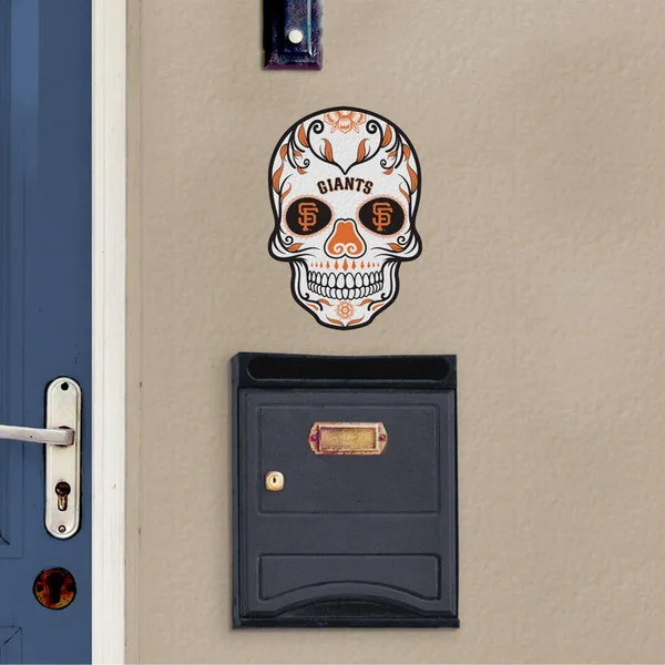 San Francisco Giants: Skull - Officially Licensed MLB Outdoor Graphic Giant Wall Decal (30x22W x 30x22H) by Fathead, Wood/Alumi