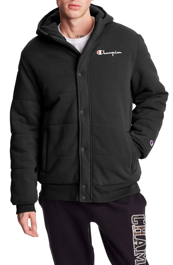 Men's Champion REVERSE Weave Puffer Jacket