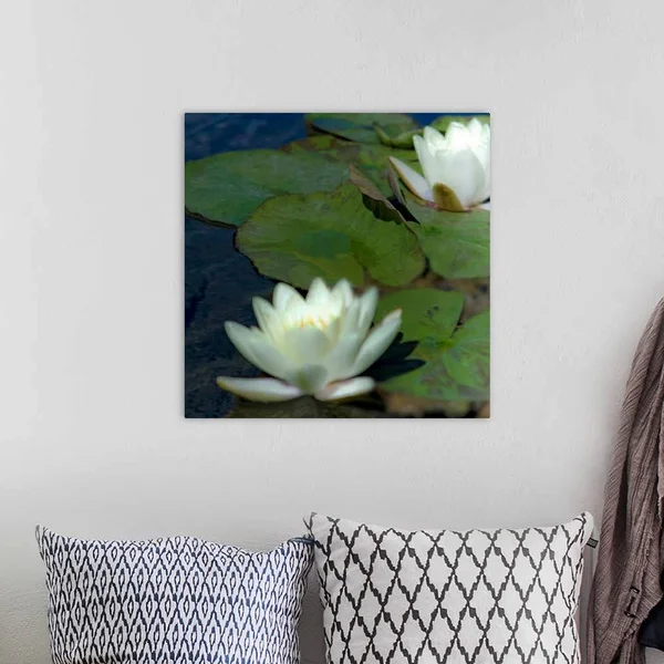 Water Lilies I - Canvas Wall Art, 20x20, Great Big Canvas