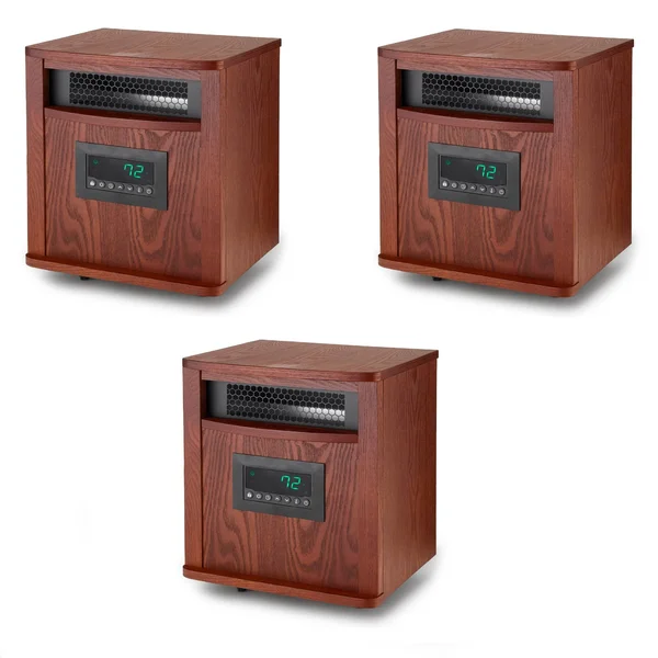 Lifesmart 6 Element 1500W Portable Infrared Quartz Mica Space Heater (3 Pack)