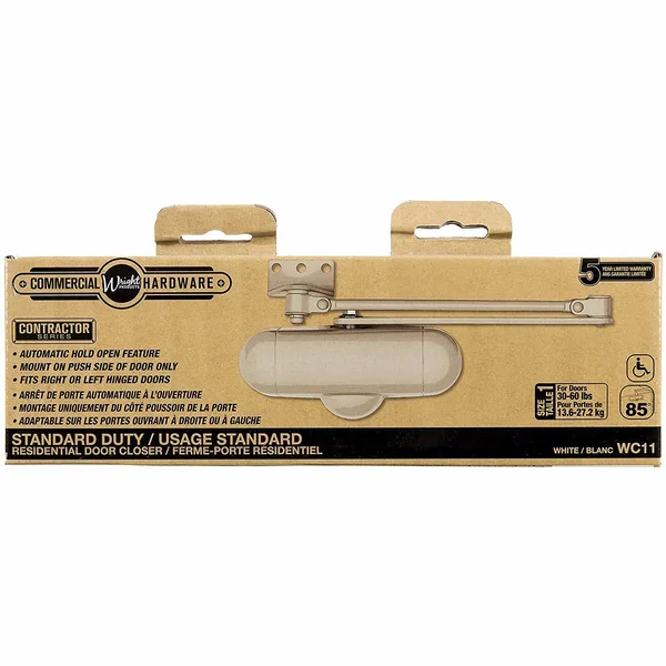Hampton Products International Door Closer White WC11
