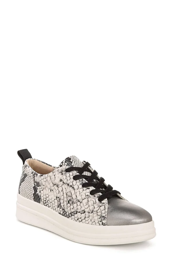 Naturalizer Women's Yarina Leather Sneakers - Alabaster - Size 5.5