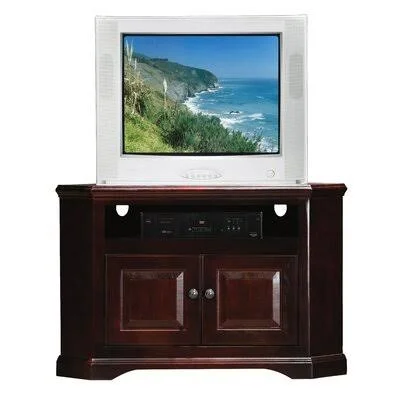 Wentzel Solid Wood TV Stand for TVs Up to 43x22 Red Barrel Studio Door Type: Wood, Color: Soft White