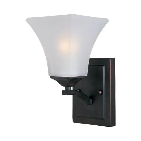 Maxim 20098FTSN Aurora 1-Light Wall Sconce - Satin Nickel