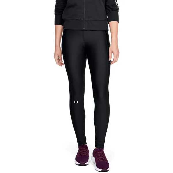 Under Armour Women's HeatGear Armour Branded WB Leggings - Black, MD