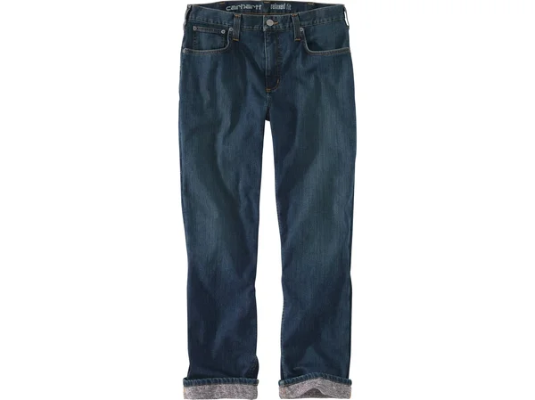 Carhartt Men's Rugged Flex Relaxed Fit Straight Leg Knit Lined Jean
