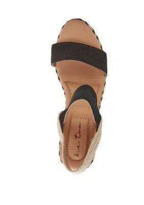 Me Too Barra Espadrille Wedge - Women's, Size: 9.5, Black