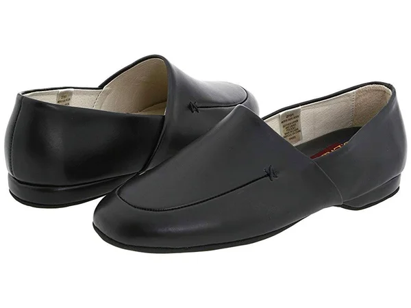 L.B. Evans Duke Opera Men's Slippers - Black, 10.5