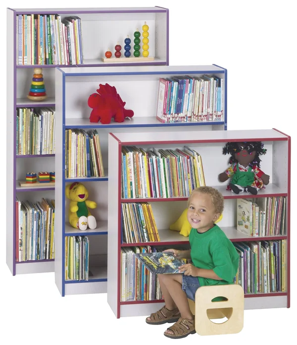 Jonti-Craft 48x22 Rainbow Accents Bookcase