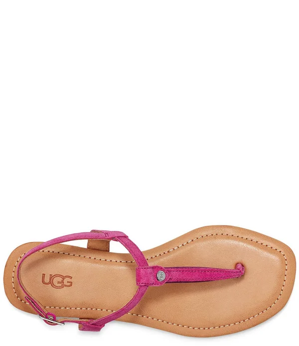 Ugg Women's Madeena Suede Sandals in Pink, Size 11