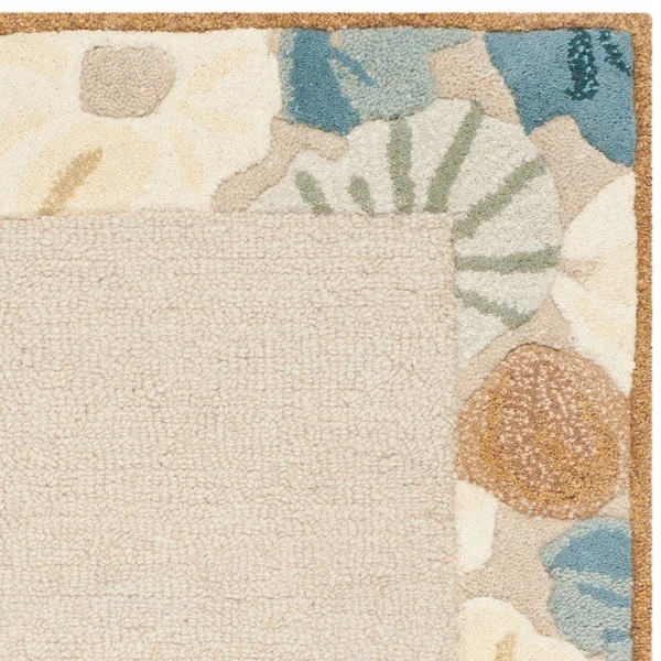 Safavieh Martha Stewart Poppy Border Area Rug - Cayenne Red - 6& Round