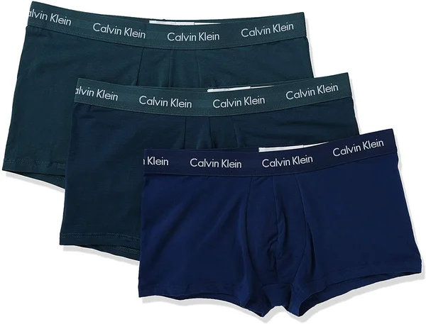 Calvin Klein Men's Cotton Stretch Low Rise Trunks