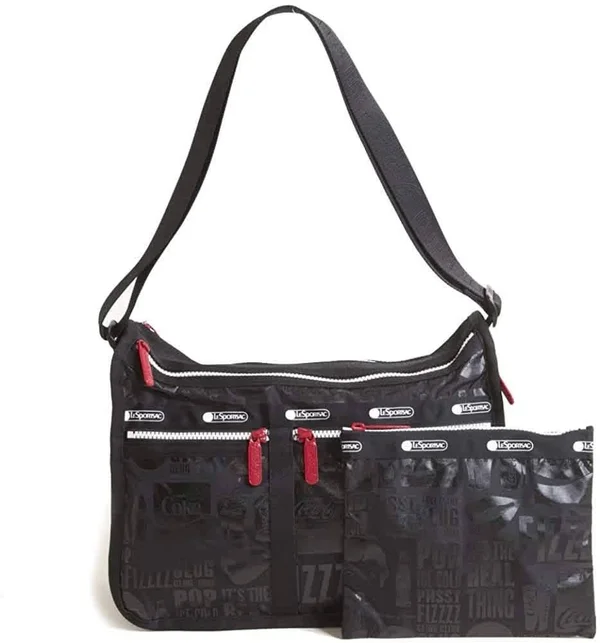 Le Sportsac Ladies Coca-Cola Print Deluxe Everyday Shoulder Bag