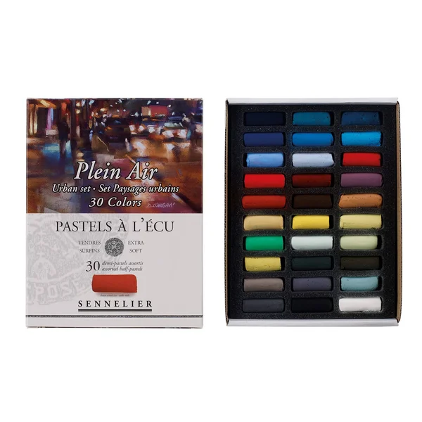 Sennelier Soft Pastels Half Stick Set 30/Pkg-Urban Landscape