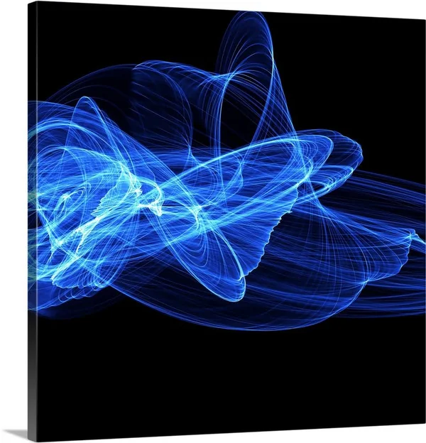 Blue Abstract Patterns - Artwork, Canvas Wall Art, 20x20, Great Big Canvas
