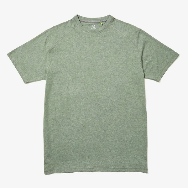 Tasc Carrollton Performance Tee, Kelp Heather Male S