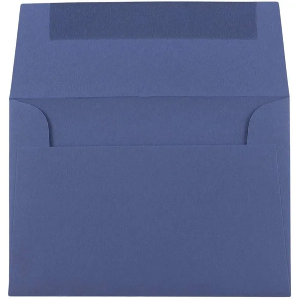 Jam Paper A6 Invitation Envelopes - 4.75 x 6.5, Presidential Blue, 250/Box (563916906H)