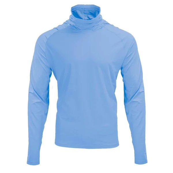 Mobile Cooling Men's Hooded Long Sleeve Shirt - 3X, Ocean, Fieldsheer