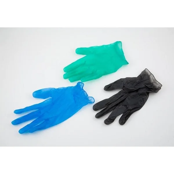 XL - Powder Free Blue, Vinyl Gloves, Non-Medical (100 per Box, 10 per CASE)