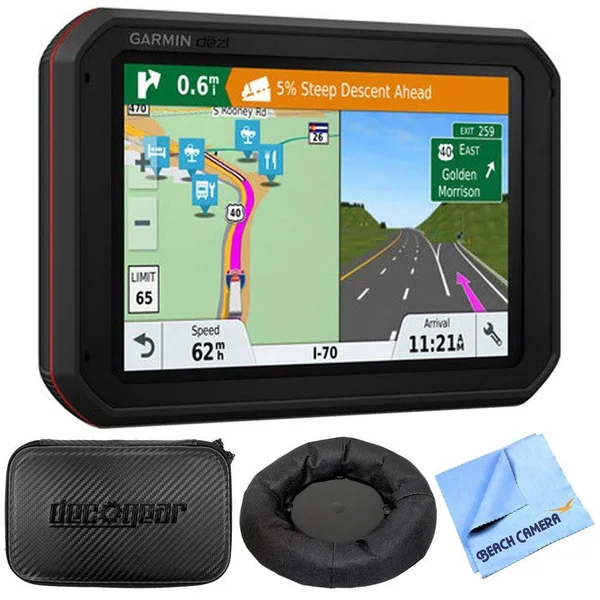 Garmin dezlCam 785 LMT-S GPS Truck Navigator with Built-in Dash Cam (010-01856-00) with Accessories Bundle Includes - Universal G