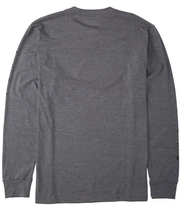 Billabong Men's Unity Long Sleeve T-Shirt, Small, Dark Grey Heather