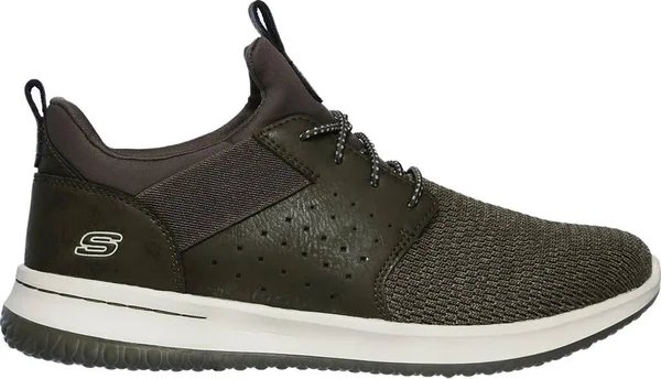 Skechers Men's Delson Camben Slip-On Sneaker - Olive