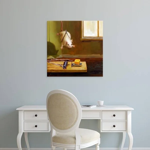 Easy Art Prints Lucia Heffernan's 'Mission Impossible' Premium Canvas Art - 16 x 16 - Modern Black Frame