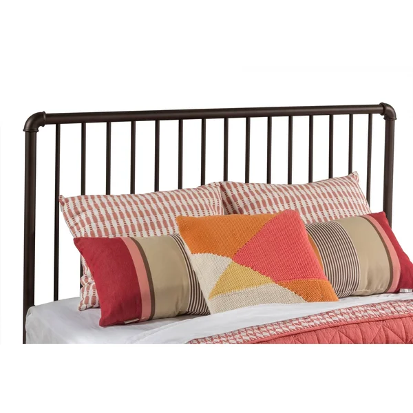 Copper Grove Buchau Duo Panel Queen Headboard - Bronze