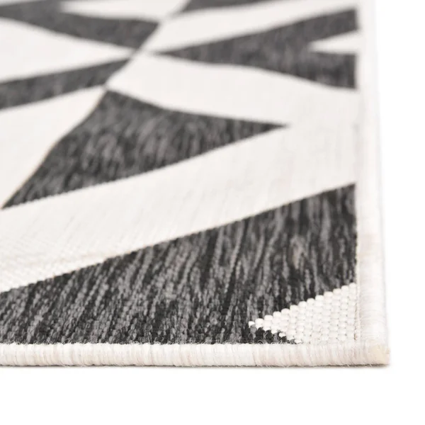 Jill Zarin Outdoor Napa 7&10x22 x 10& Area Rug - Charcoal