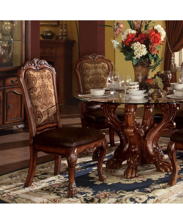 Acme Furniture Dresden Cherry Oak Side Chair - Set of 2